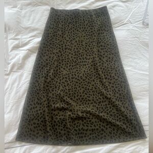 Sanctuary Leopard Print A-Line Skirt